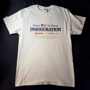 Donald Trump 2017 Inauguration T-shirt Men's Medium White